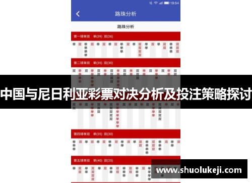 中国与尼日利亚彩票对决分析及投注策略探讨
